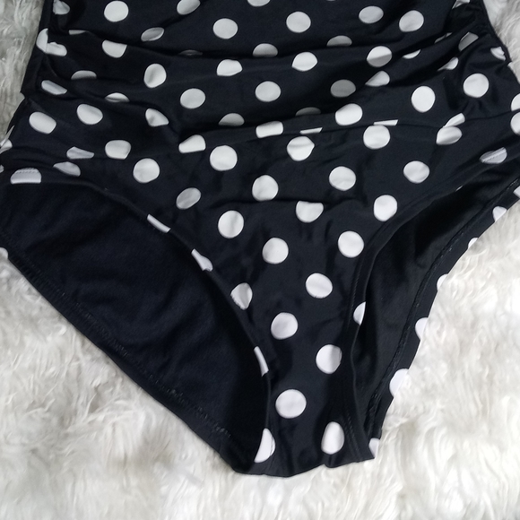Catalina Polka Dot One Piece Swimsuit Size S - Picture 5 of 10